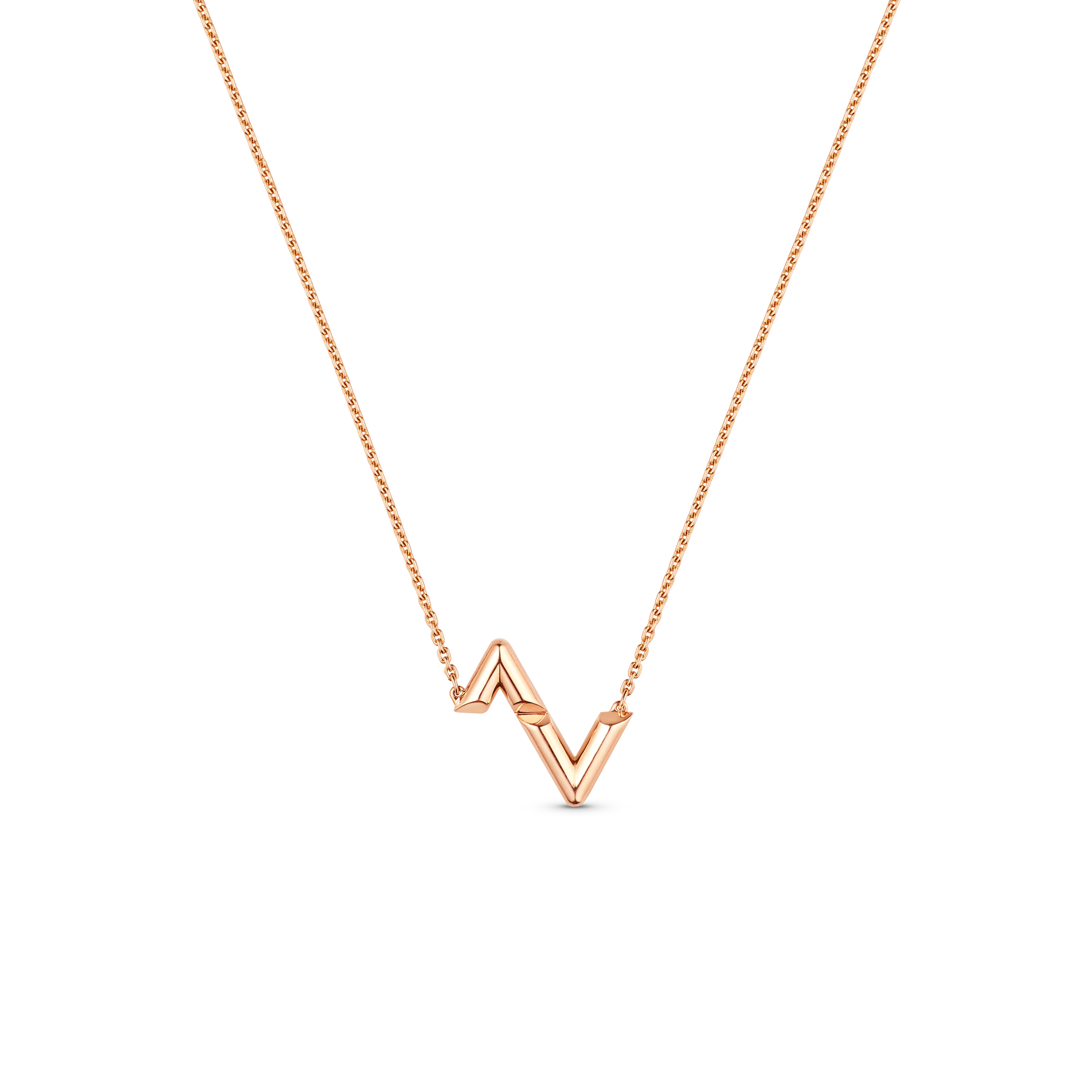 l**is V*t*n lv volt upside down pendant, pink gold q93809